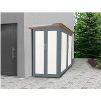 WEKA Ferienhaus, 200 cm x 125 cm, Holz, grau | Holz WEKA Ferienhaus, 200 cm x 125 cm, Holz, grau | Holz