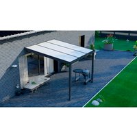 GARDENDREAMS Terrassenüberdachung »Legend«, BxT: 300 x 350 cm, anthrazit / RAL7016 – grau GARDENDREAMS Terrassenüberdachung »Legend«, BxT: 300 x 350 cm, anthrazit / RAL7016 – grau