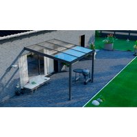GARDENDREAMS Terrassenüberdachung »Expert«, BxT: 300 x 200 cm, anthrazit / RAL7016 – grau GARDENDREAMS Terrassenüberdachung »Expert«, BxT: 300 x 200 cm, anthrazit / RAL7016 – grau