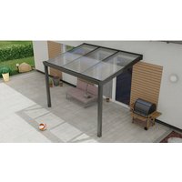 GARDENDREAMS Terrassenüberdachung »Expert«, BxT: 300 x 250 cm, anthrazit / RAL7016 – grau GARDENDREAMS Terrassenüberdachung »Expert«, BxT: 300 x 250 cm, anthrazit / RAL7016 – grau