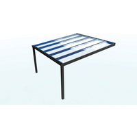 GARDENDREAMS Terrassenüberdachung »Expert«, BxT: 400 x 400 cm, anthrazit / RAL7016, Glasdach – grau GARDENDREAMS Terrassenüberdachung »Expert«, BxT: 400 x 400 cm, anthrazit / RAL7016, Glasdach – grau