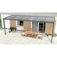 GARDENDREAMS Terrassenüberdachung »Expert«, BxT: 600 x 350 cm, grau / RAL9007 GARDENDREAMS Terrassenüberdachung »Expert«, BxT: 600 x 350 cm, grau / RAL9007