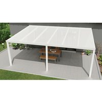 GARDENDREAMS Terrassenüberdachung »Expert«, BxT: 600 x 400 cm, weiß / RAL9016 – weiss GARDENDREAMS Terrassenüberdachung »Expert«, BxT: 600 x 400 cm, weiß / RAL9016 – weiss