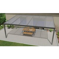 GARDENDREAMS Terrassenüberdachung »Expert«, BxT: 600 x 450 cm, anthrazit / RAL7016 – grau GARDENDREAMS Terrassenüberdachung »Expert«, BxT: 600 x 450 cm, anthrazit / RAL7016 – grau