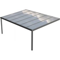 GARDENDREAMS Terrassenüberdachung »Expert«, BxT: 600 x 450 cm, grau / RAL9007 GARDENDREAMS Terrassenüberdachung »Expert«, BxT: 600 x 450 cm, grau / RAL9007