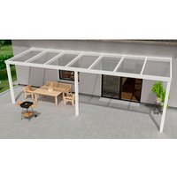 GARDENDREAMS Terrassenüberdachung »Expert«, BxT: 700 x 300 cm, weiß / RAL9016 – weiss GARDENDREAMS Terrassenüberdachung »Expert«, BxT: 700 x 300 cm, weiß / RAL9016 – weiss