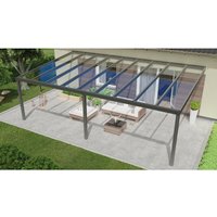 GARDENDREAMS Terrassenüberdachung »Expert«, BxT: 700 x 400 cm, anthrazit / RAL7016, Glasdach – grau GARDENDREAMS Terrassenüberdachung »Expert«, BxT: 700 x 400 cm, anthrazit / RAL7016, Glasdach – grau