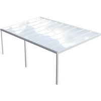 GARDENDREAMS Terrassenüberdachung »Expert«, BxT: 700 x 400 cm, weiß / RAL9016, Glasdach – weiss GARDENDREAMS Terrassenüberdachung »Expert«, BxT: 700 x 400 cm, weiß / RAL9016, Glasdach – weiss