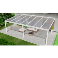 GARDENDREAMS Terrassenüberdachung »Expert«, BxT: 700 x 450 cm, weiß / RAL9016 – weiss GARDENDREAMS Terrassenüberdachung »Expert«, BxT: 700 x 450 cm, weiß / RAL9016 – weiss