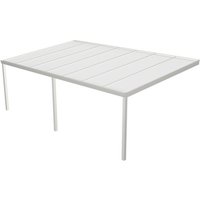 GARDENDREAMS Terrassenüberdachung »Expert«, BxT: 700 x 400 cm, weiß / RAL9016 – weiss GARDENDREAMS Terrassenüberdachung »Expert«, BxT: 700 x 400 cm, weiß / RAL9016 – weiss
