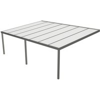 GARDENDREAMS Terrassenüberdachung »Expert«, BxT: 700 x 500 cm, grau / RAL9007 GARDENDREAMS Terrassenüberdachung »Expert«, BxT: 700 x 500 cm, grau / RAL9007