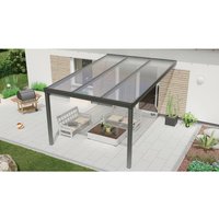 GARDENDREAMS Terrassenüberdachung »Expert«, BxT: 300 x 500 cm, anthrazit / RAL7016 – grau GARDENDREAMS Terrassenüberdachung »Expert«, BxT: 300 x 500 cm, anthrazit / RAL7016 – grau