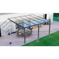 GARDENDREAMS Terrassenüberdachung »Legend«, BxT: 500 x 450 cm, grau / RAL9007 GARDENDREAMS Terrassenüberdachung »Legend«, BxT: 500 x 450 cm, grau / RAL9007