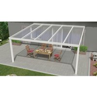 GARDENDREAMS Terrassenüberdachung »Expert«, BxT: 500 x 500 cm, weiß / RAL9016 – weiss GARDENDREAMS Terrassenüberdachung »Expert«, BxT: 500 x 500 cm, weiß / RAL9016 – weiss
