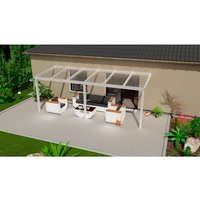 GARDENDREAMS Terrassenüberdachung »Legend«, BxT: 600 x 250 cm, grau / RAL9007 GARDENDREAMS Terrassenüberdachung »Legend«, BxT: 600 x 250 cm, grau / RAL9007