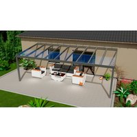 GARDENDREAMS Terrassenüberdachung »Legend«, BxT: 600 x 300 cm, anthrazit / RAL7016, Glasdach – grau GARDENDREAMS Terrassenüberdachung »Legend«, BxT: 600 x 300 cm, anthrazit / RAL7016, Glasdach – grau