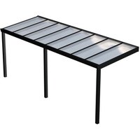 GARDENDREAMS Terrassenüberdachung »Legend«, BxT: 600 x 350 cm, anthrazit / RAL7016, Glasdach – grau GARDENDREAMS Terrassenüberdachung »Legend«, BxT: 600 x 350 cm, anthrazit / RAL7016, Glasdach – grau