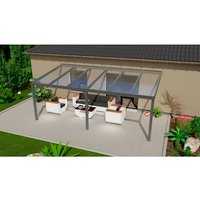 GARDENDREAMS Terrassenüberdachung »Legend«, BxT: 600 x 300 cm, anthrazit / RAL7016 – grau GARDENDREAMS Terrassenüberdachung »Legend«, BxT: 600 x 300 cm, anthrazit / RAL7016 – grau