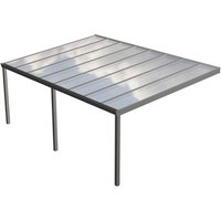 GARDENDREAMS Terrassenüberdachung »Legend«, BxT: 600 x 400 cm, grau / RAL9007, Glasdach GARDENDREAMS Terrassenüberdachung »Legend«, BxT: 600 x 400 cm, grau / RAL9007, Glasdach