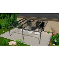 GARDENDREAMS Terrassenüberdachung »Legend«, BxT: 600 x 500 cm, anthrazit / RAL7016 – grau GARDENDREAMS Terrassenüberdachung »Legend«, BxT: 600 x 500 cm, anthrazit / RAL7016 – grau