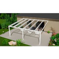 GARDENDREAMS Terrassenüberdachung »Legend«, BxT: 600 x 500 cm, weiß / RAL9016 – weiss GARDENDREAMS Terrassenüberdachung »Legend«, BxT: 600 x 500 cm, weiß / RAL9016 – weiss