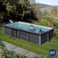 GRE Pool »Avantgarde«, BxHxL: 326 x 124 x 606 cm, 17870 l – grau Rabatt: 18 % GRE Pool »Avantgarde«, BxHxL: 326 x 124 x 606 cm, 17870 l – grau Rabatt: 18 %