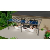 GARDENDREAMS Terrassenüberdachung »Legend«, BxT: 700 x 350 cm, anthrazit / RAL7016, Glasdach – grau GARDENDREAMS Terrassenüberdachung »Legend«, BxT: 700 x 350 cm, anthrazit / RAL7016, Glasdach – grau
