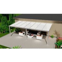 GARDENDREAMS Terrassenüberdachung »Legend«, BxT: 700 x 350 cm, grau / RAL9007 GARDENDREAMS Terrassenüberdachung »Legend«, BxT: 700 x 350 cm, grau / RAL9007