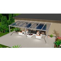GARDENDREAMS Terrassenüberdachung »Legend«, BxT: 700 x 350 cm, grau / RAL9007 GARDENDREAMS Terrassenüberdachung »Legend«, BxT: 700 x 350 cm, grau / RAL9007