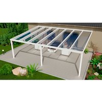 GARDENDREAMS Terrassenüberdachung »Legend«, BxT: 700 x 500 cm, weiß / RAL9016 – weiss GARDENDREAMS Terrassenüberdachung »Legend«, BxT: 700 x 500 cm, weiß / RAL9016 – weiss