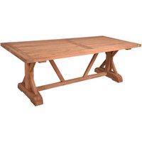 GARDEN PLEASURE Gartentisch »KISAR«, BxL: 100 x 220 cm, Teakholz – beige Rabatt: 18 % GARDEN PLEASURE Gartentisch »KISAR«, BxL: 100 x 220 cm, Teakholz – beige Rabatt: 18 %