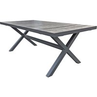 GARDEN PLEASURE Gartentisch »RANA«, BxL: 100 x 202 cm, Keramik – grau GARDEN PLEASURE Gartentisch »RANA«, BxL: 100 x 202 cm, Keramik – grau