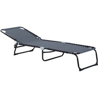 Outsunny Klappliege, BxHxL: 58 x 26 x 197 cm, Mesh – grau Rabatt: 25 % Outsunny Klappliege, BxHxL: 58 x 26 x 197 cm, Mesh – grau Rabatt: 25 %