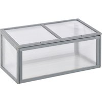 Outsunny Frühbeet, BxHxL: 46 x 40 x 90 cm, Tannenholz/Polycarbonat – grau Outsunny Frühbeet, BxHxL: 46 x 40 x 90 cm, Tannenholz/Polycarbonat – grau