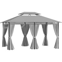 Outsunny Faltpavillon, BxHxT: 300 x 265 x 300 cm, Polyester – grau Rabatt: 25 % Outsunny Faltpavillon, BxHxT: 300 x 265 x 300 cm, Polyester – grau Rabatt: 25 %