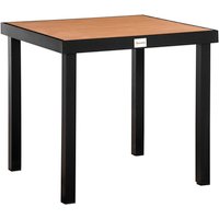 Outsunny Gartentisch, BxHxL: 80 x 74 x 80 cm, Aluminium/Kunststoff – beige Outsunny Gartentisch, BxHxL: 80 x 74 x 80 cm, Aluminium/Kunststoff – beige