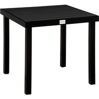 Outsunny Gartentisch, BxHxL: 80 x 74 x 80 cm, Aluminium/Kunststoff – schwarz Rabatt: 25 % Outsunny Gartentisch, BxHxL: 80 x 74 x 80 cm, Aluminium/Kunststoff – schwarz Rabatt: 25 %