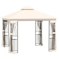 Outsunny Faltpavillon, BxHxT: 299 x 274 x 299 cm, Polyester – weiss Outsunny Faltpavillon, BxHxT: 299 x 274 x 299 cm, Polyester – weiss