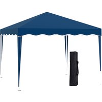 Outsunny Faltpavillon, BxHxT: 295 x 257 x 295 cm, Polyester – blau Outsunny Faltpavillon, BxHxT: 295 x 257 x 295 cm, Polyester – blau