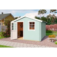 LASITA MAJA Gartenhaus »Wels 3«, Holz, BxHxT: 339,8 x 245.1 x 320 cm (Außenmaße) – gruen LASITA MAJA Gartenhaus »Wels 3«, Holz, BxHxT: 339,8 x 245.1 x 320 cm (Außenmaße) – gruen