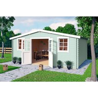 LASITA MAJA Gartenhaus »Wels 5«, Holz, BxHxT: 548,8 x 245.1 x 420 cm (Außenmaße) – gruen LASITA MAJA Gartenhaus »Wels 5«, Holz, BxHxT: 548,8 x 245.1 x 420 cm (Außenmaße) – gruen