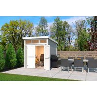 LASITA MAJA Gartenhaus »Kibo 2«, Holz, BxHxT: 220 x 245,1 x 273,8 cm (Außenmaße inkl. Dachüberstand) – grau LASITA MAJA Gartenhaus »Kibo 2«, Holz, BxHxT: 220 x 245,1 x 273,8 cm (Außenmaße inkl. Dachüberstand) – grau