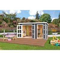 LASITA MAJA Gartenhaus »Zambezi XL«, Holz, BxHxT: 400 x 210,9 x 259,7 cm (AuĂenmaĂe inkl. DachĂŒberstand) - grau |  Fichte  |  8,78 m² LASITA MAJA Gartenhaus »Zambezi XL«, Holz, BxHxT: 400 x 210,9 x 259,7 cm (AuĂenmaĂe inkl. DachĂŒberstand) - grau |  Fichte  |  8,78 m²