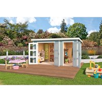 LASITA MAJA Gartenhaus »Zambezi XL«, Holz, BxHxT: 400 x 210.9 x 259,7 cm (Außenmaße) – gruen LASITA MAJA Gartenhaus »Zambezi XL«, Holz, BxHxT: 400 x 210.9 x 259,7 cm (Außenmaße) – gruen