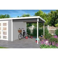 LASITA MAJA Anbau »Zambezi 3«, für Gartenhäuser, BxL: 250 x 300 cm, Fichtenholz – grau | Fichte | 7,2 m² LASITA MAJA Anbau »Zambezi 3«, für Gartenhäuser, BxL: 250 x 300 cm, Fichtenholz – grau | Fichte | 7,2 m²