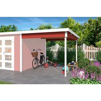 LASITA MAJA Anbau »Zambezi 3«, für Gartenhäuser, BxL: 250 x 300 cm, Fichtenholz – rot | Fichte | 7,2 m² LASITA MAJA Anbau »Zambezi 3«, für Gartenhäuser, BxL: 250 x 300 cm, Fichtenholz – rot | Fichte | 7,2 m²