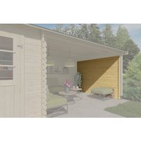 LASITA MAJA Seitenwand, für Gartenhäuser, BxL: 295 x 182,4 cm, Fichtenholz – braun | Fichte LASITA MAJA Seitenwand, für Gartenhäuser, BxL: 295 x 182,4 cm, Fichtenholz – braun | Fichte