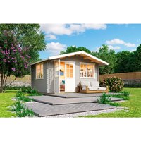 WEKA Gartenhaus »401«, BxT: 444,6 x 390 cm (Außenmaße), Wandstärke: 40 mm – grau WEKA Gartenhaus »401«, BxT: 444,6 x 390 cm (Außenmaße), Wandstärke: 40 mm – grau