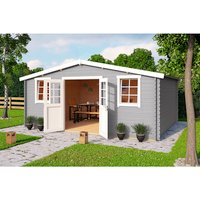 LASITA MAJA Gartenhaus »Wels 5«, Holz, BxHxT: 548,8 x 245,1 x 420 cm (Außenmaße inkl. Dachüberstand) - grau | Fichte | 19,89 m² LASITA MAJA Gartenhaus »Wels 5«, Holz, BxHxT: 548,8 x 245,1 x 420 cm (Außenmaße inkl. Dachüberstand) - grau | Fichte | 19,89 m²