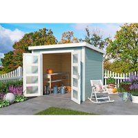 LASITA MAJA Gartenhaus »Zambezi 3«, Holz, BxHxT: 270 x 210.9 x 224,6 cm (Außenmaße) – gruen LASITA MAJA Gartenhaus »Zambezi 3«, Holz, BxHxT: 270 x 210.9 x 224,6 cm (Außenmaße) – gruen